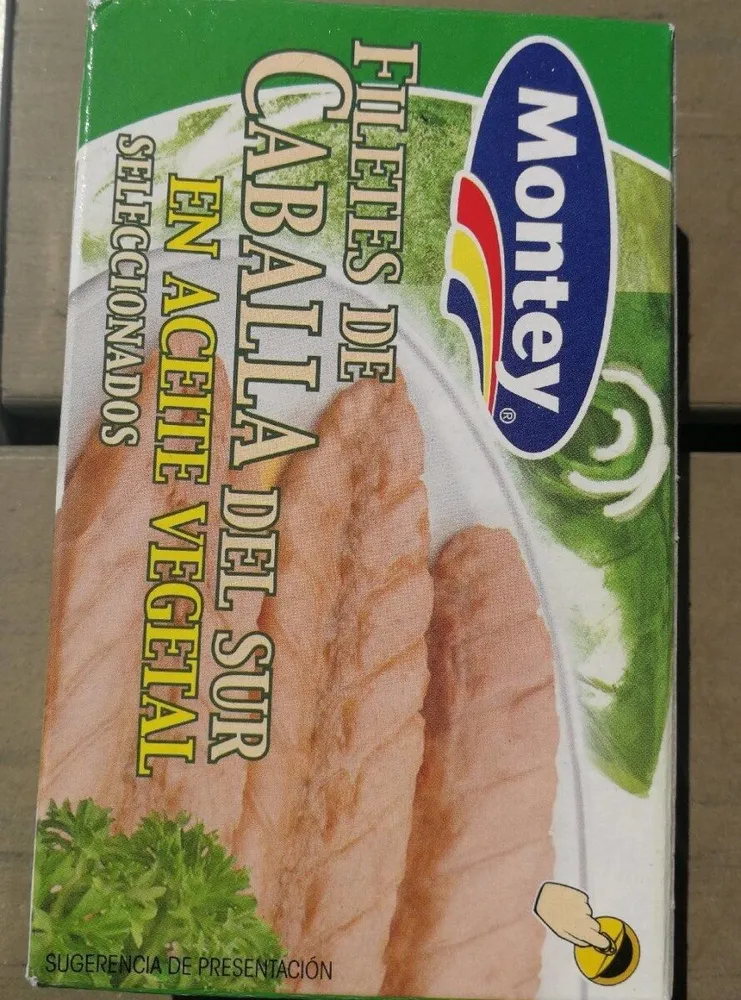 Filete de caballa del sur en aceite de girasol