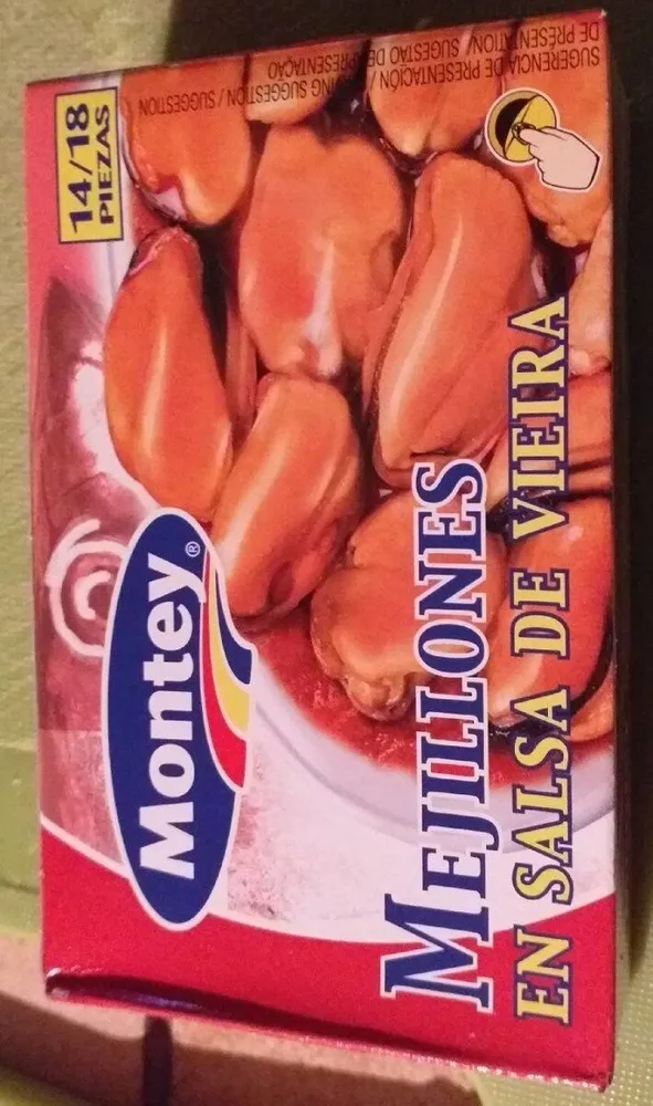 Mejillones en salsa de vieira