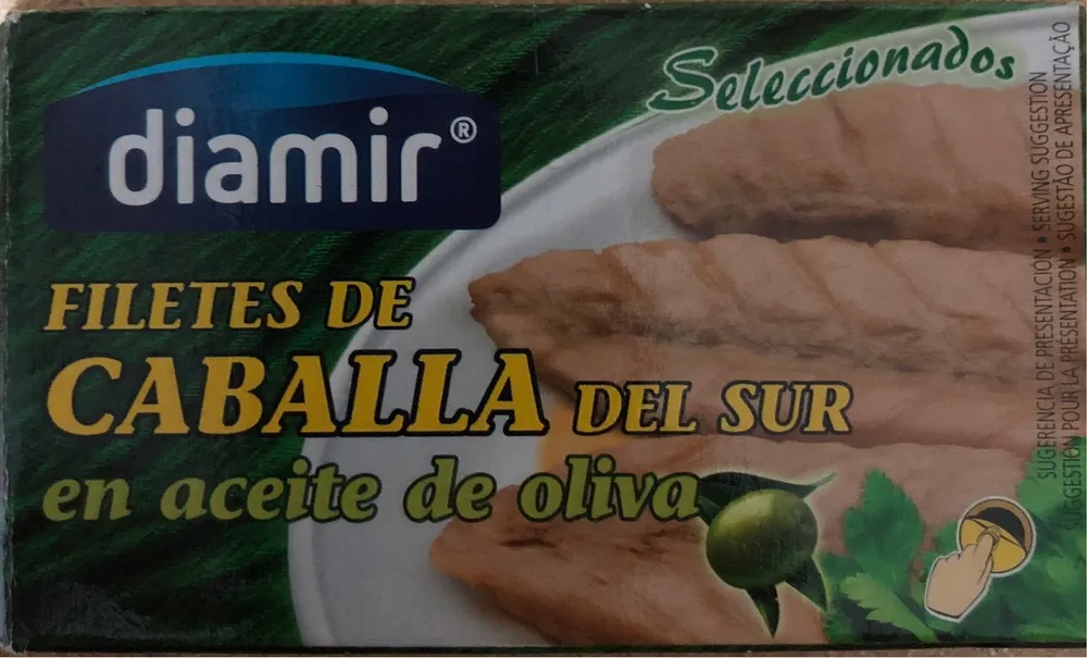 Filetes de Caballa del sur en Aceite de Oliva