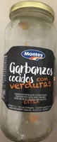 Garbanzos cocidos con verdura