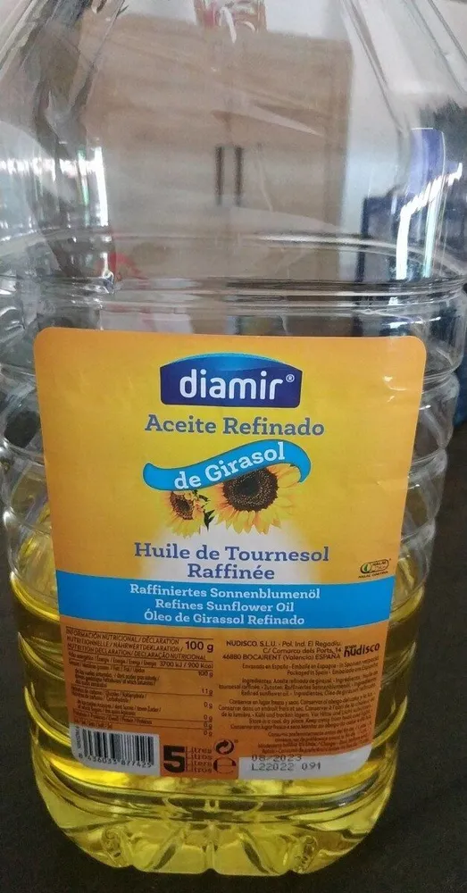 Aceite girasol refinado