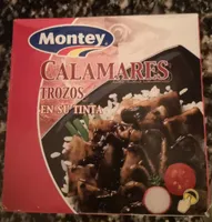 Calamares trozo en su tinta