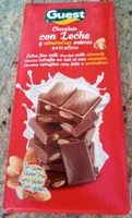 Chocolate con leche y almendras