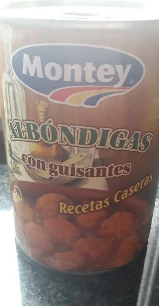 Albondigas con guisantes
