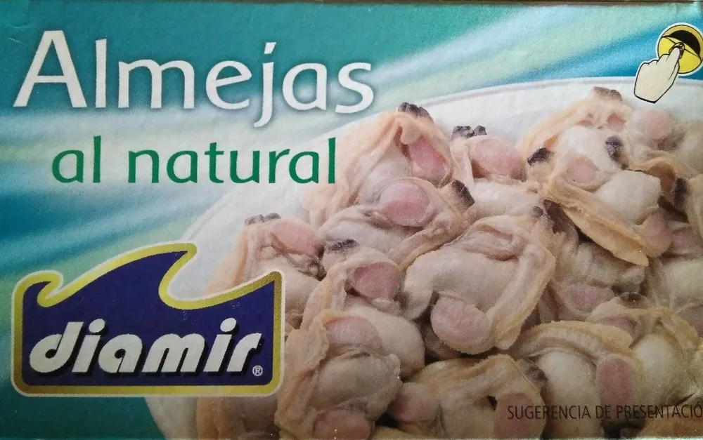 Almejas al natural