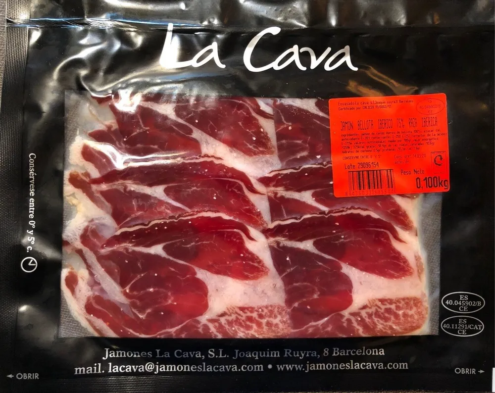Jamon bellota iberico 75%