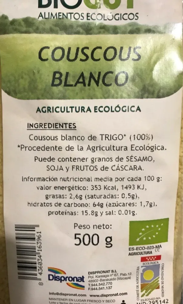 Couscous blanco