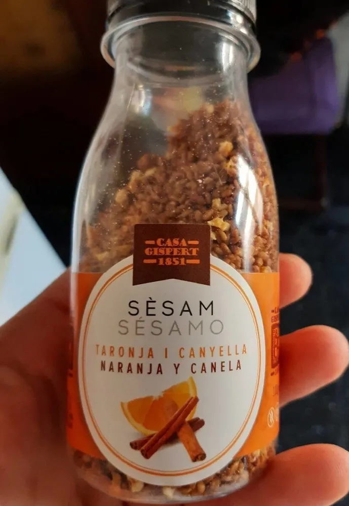 Sésamo naranja y canela