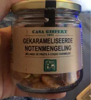Gekarameliseerde notenmengeling