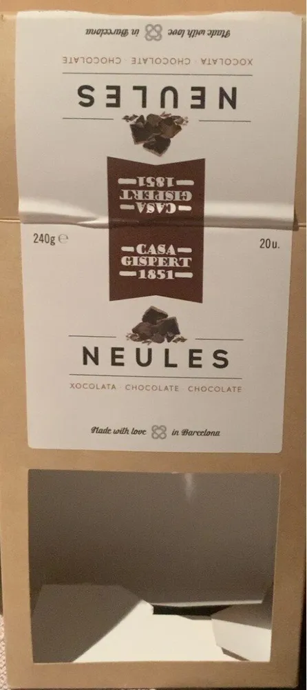 Neules chocolate