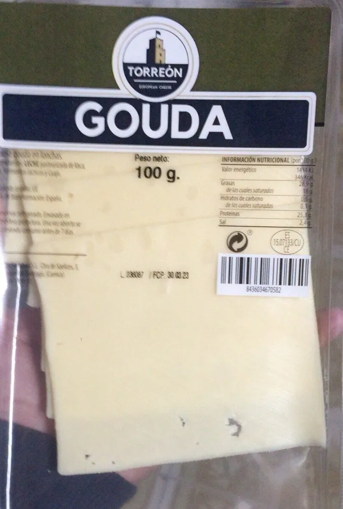 Queso lonchas gouda