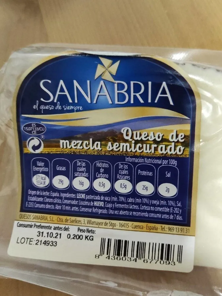 Queso Sanabria