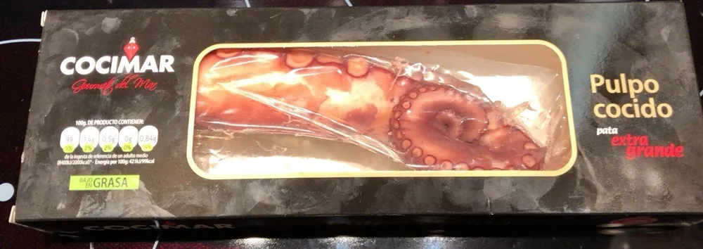 Pulpo cocido