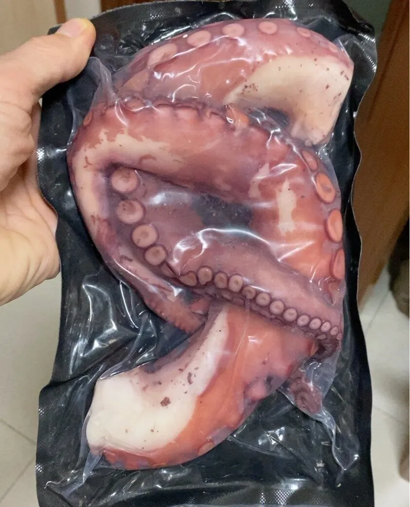 Pata de pulpo cocida