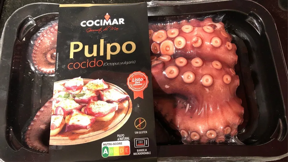 Pulpo cocido