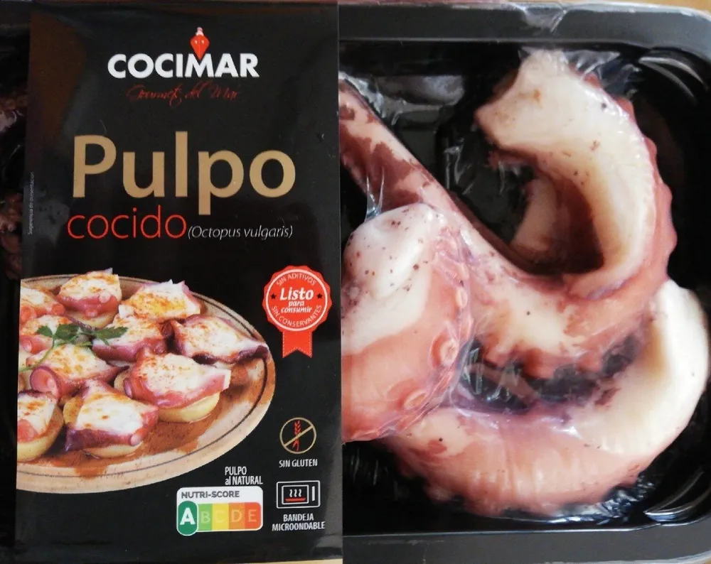 Pulpo cocido