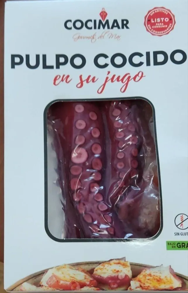 Pulpo cocido