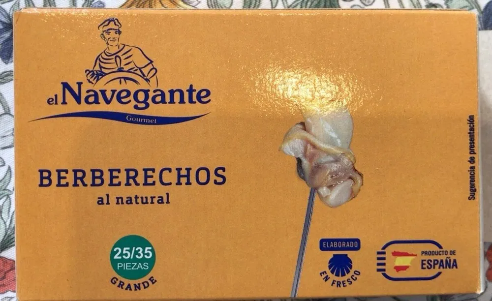 Berberechos al natural