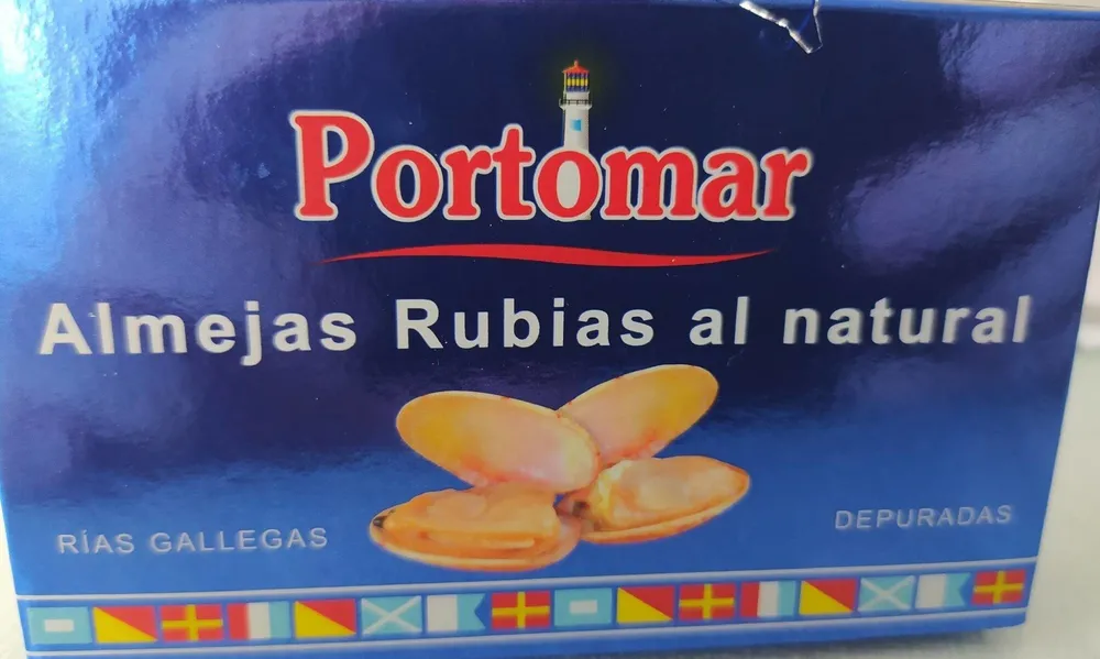 Almejas Rubias al natural