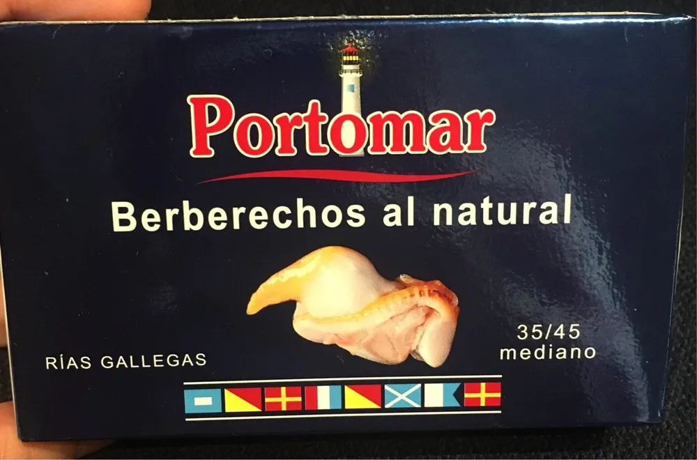 Berberechos de las rías gallegas al natural