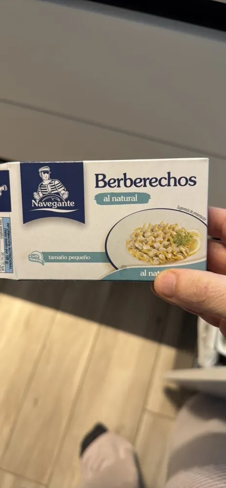 Berberechos al natural