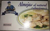 Almejas al natural