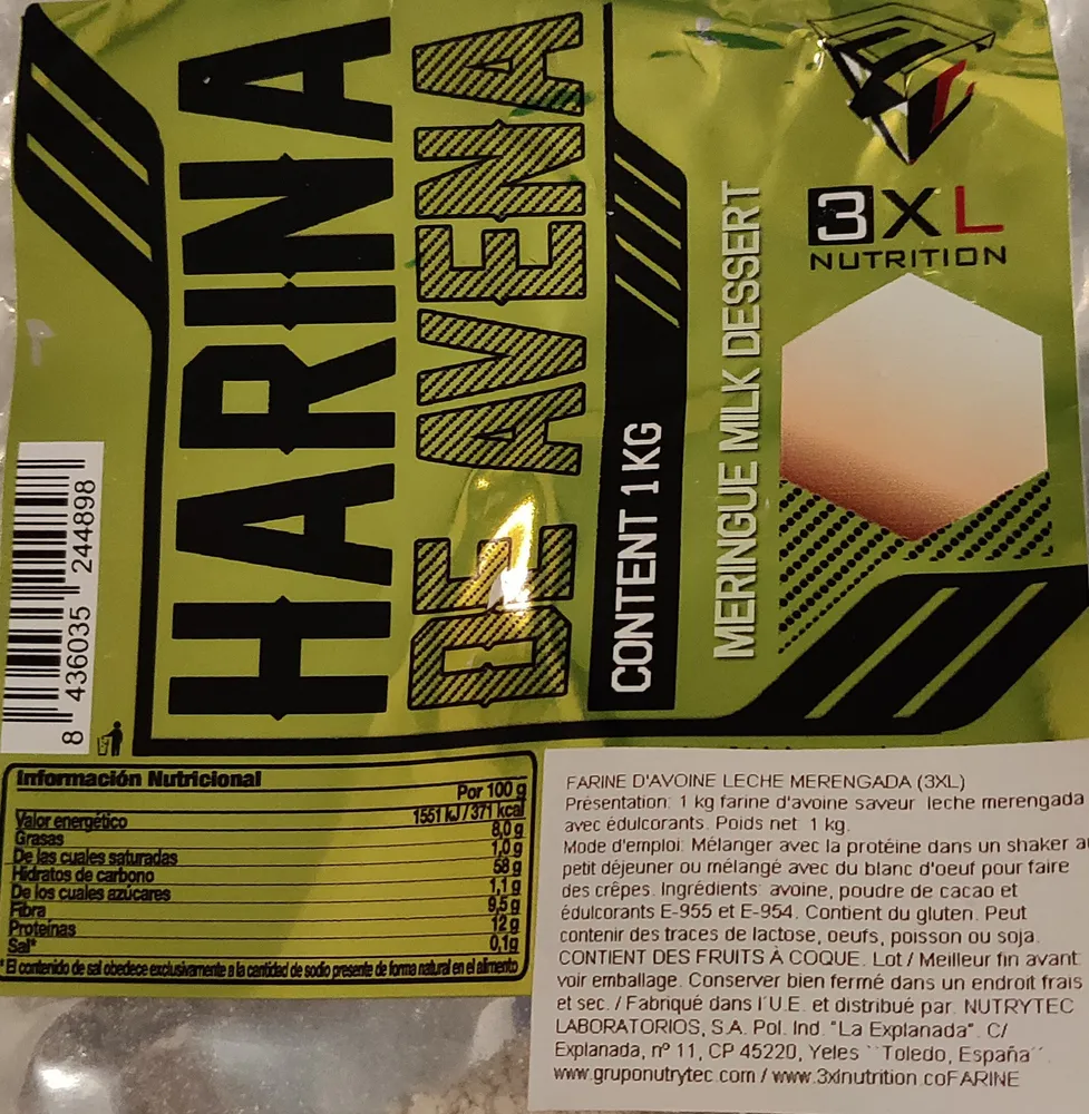 Harina de avena