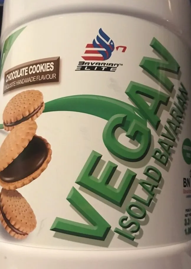 Vegan isolad bavarian chocolate cookies