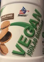Vegan isolad bavarian chocolate cookies