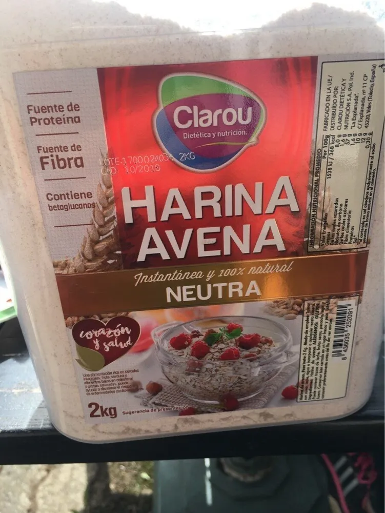 Harina avena
