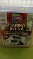 Farine avoine chocolat noix de coco