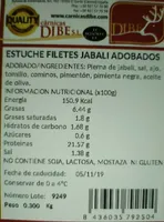 Filete de jabalí
