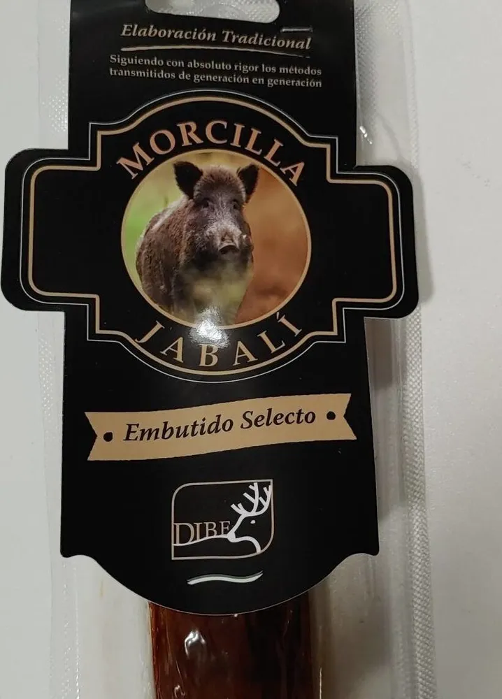 Morcilla de jabalí