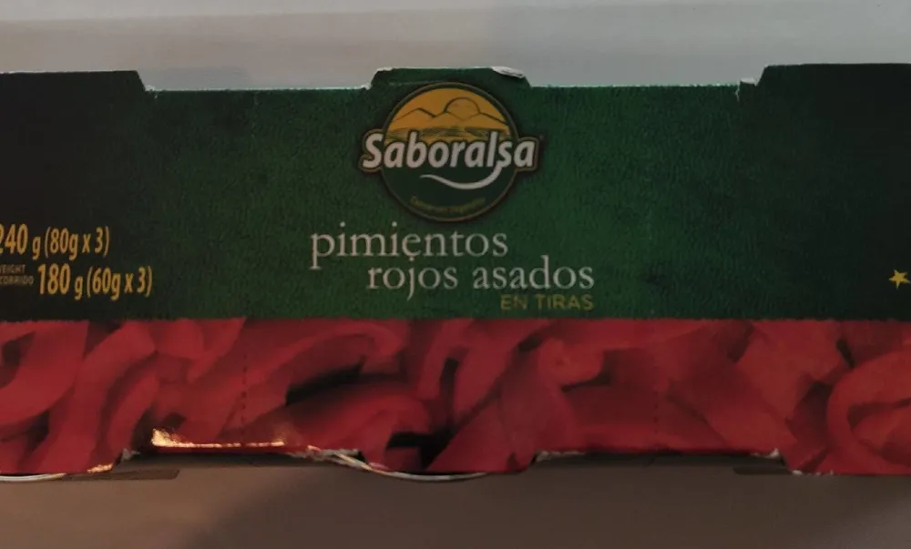 Pimiento rojo asado tiras