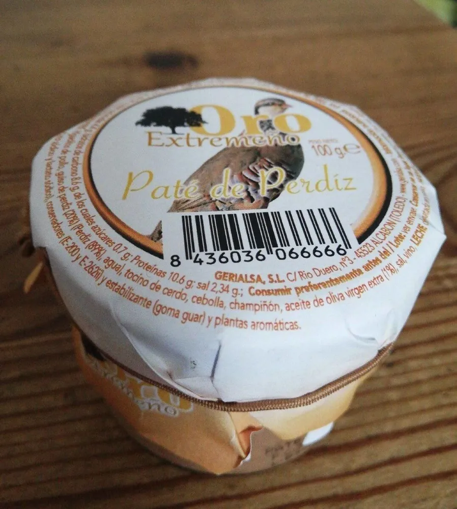Paté de perdiz