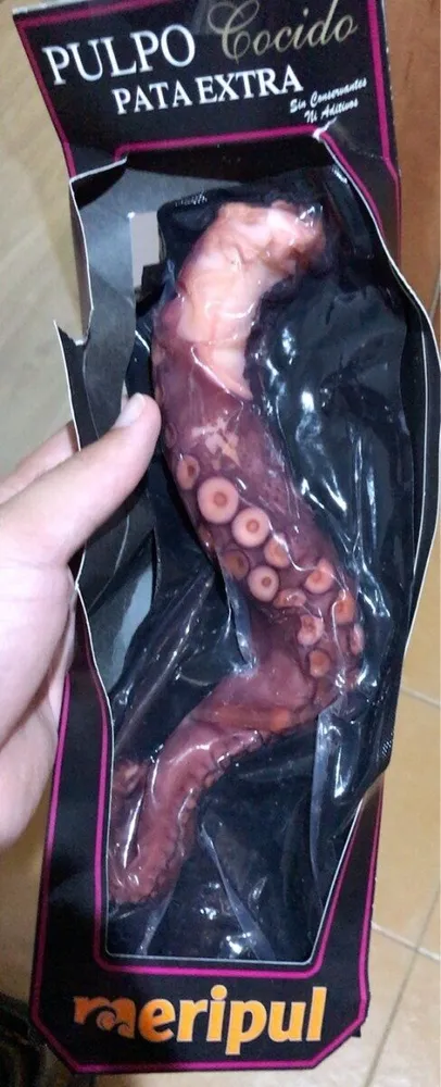 Pulpo cocido para extra