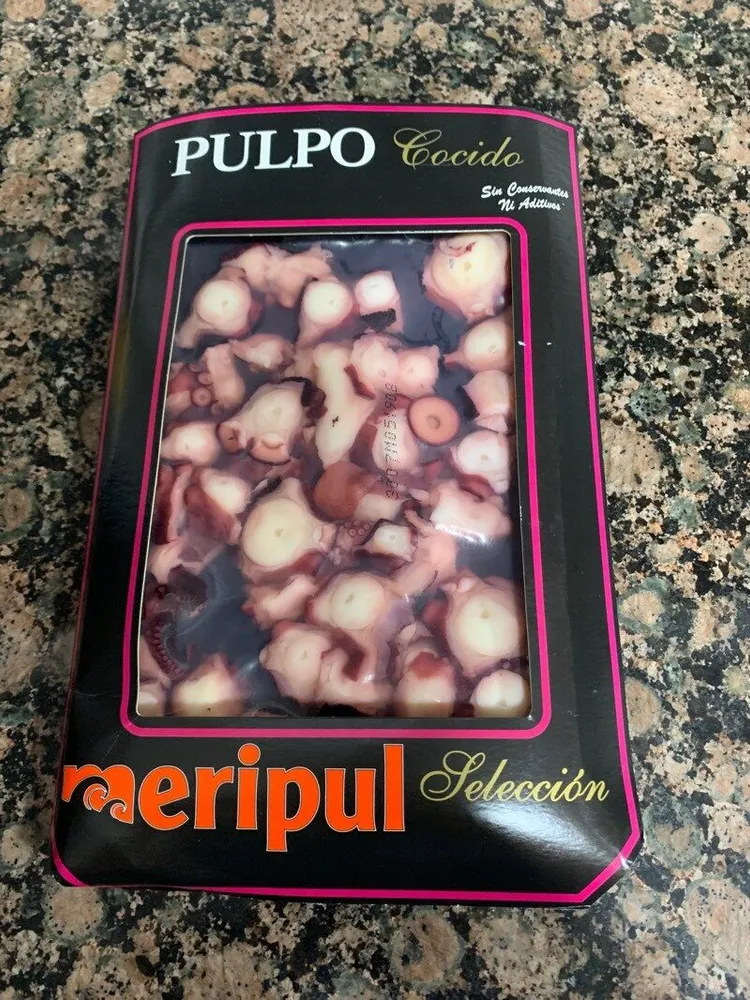 Pulpo cocido natural