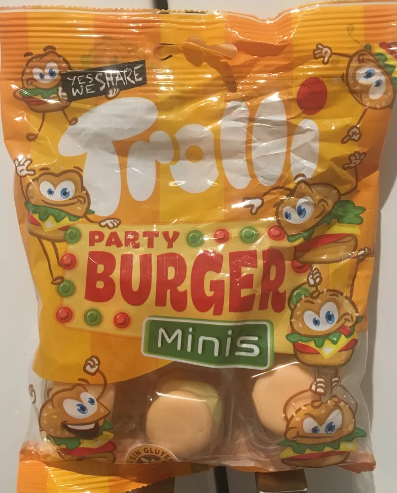 Mini burger caramelos de goma sin gluten