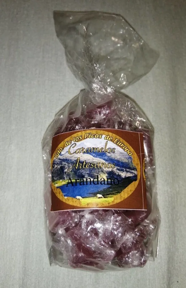 Caramelos artesanos arándano