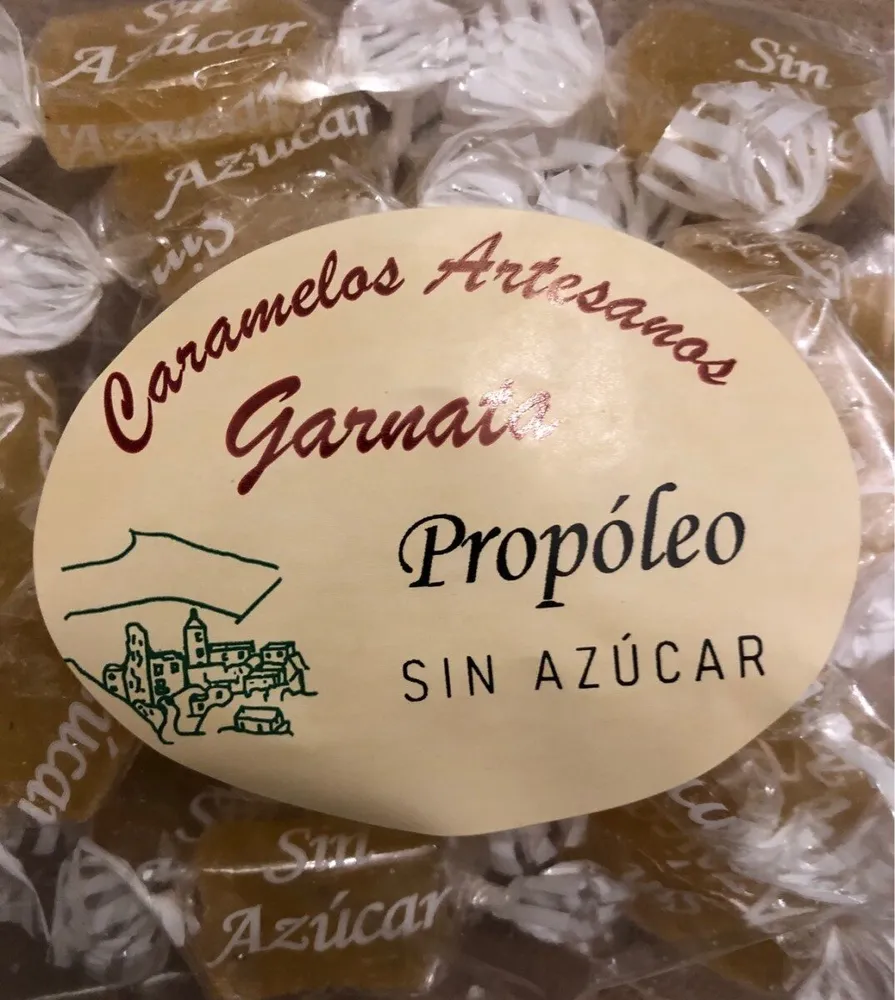 Caramelo artesanos de propóleo sin azúcar