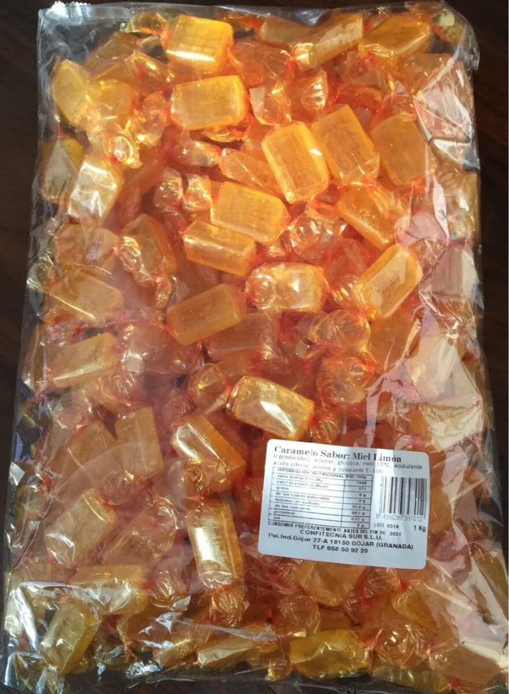 Caramelo sabor miel y limón