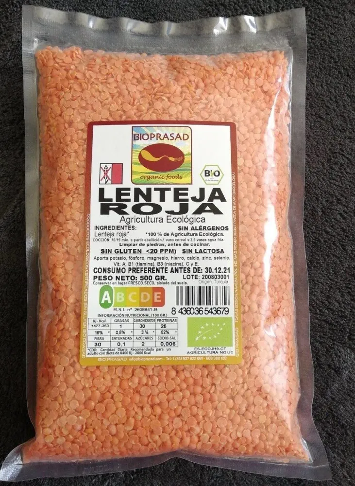 Lentejas Rojas