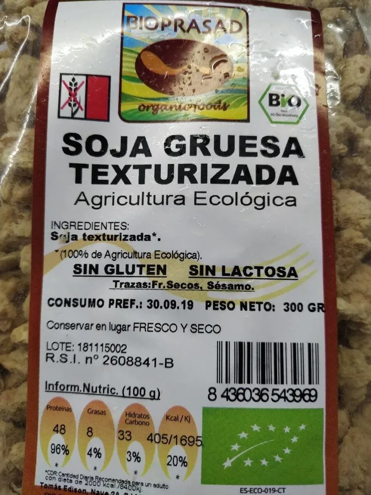 Soja gruesa texturizada