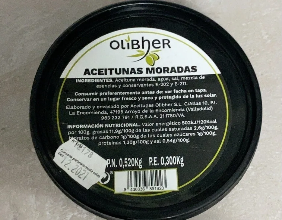 Aceitunas Moradas