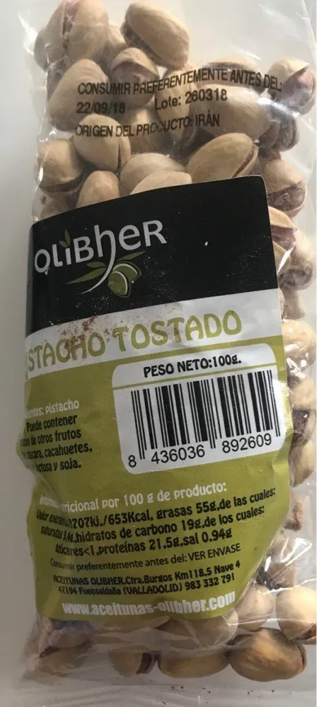 Pistacho tostado