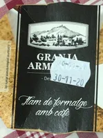 Flam de formatge amb cafe