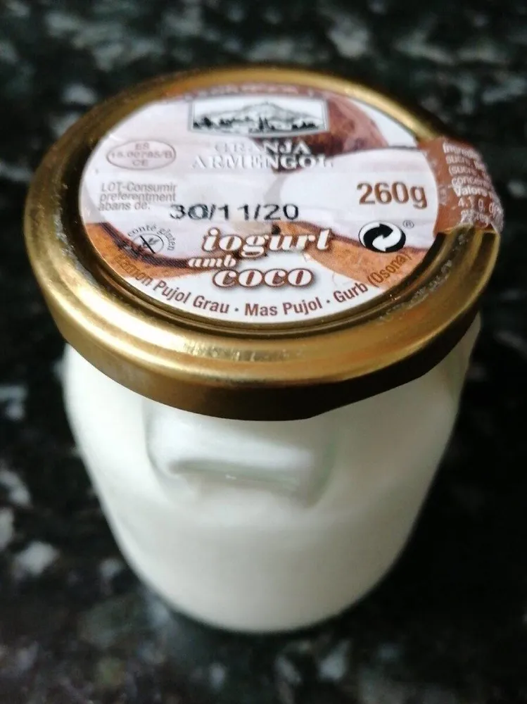 Iogurt amb coco