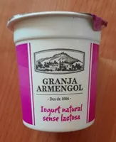 Iogurt natural sense lactosa