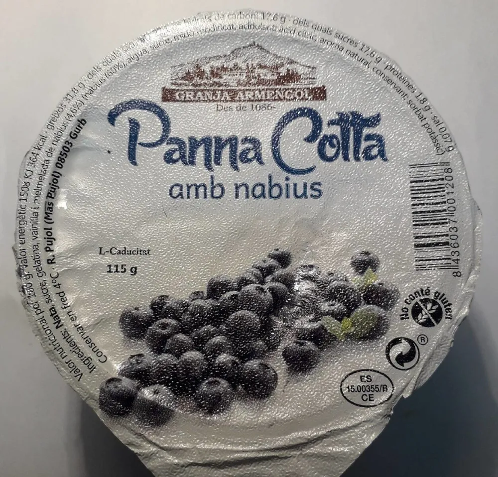 Panna Cotta amb Nabius