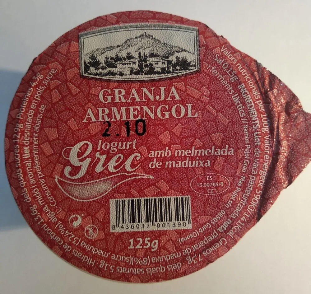Iogurt Grec Maduixa